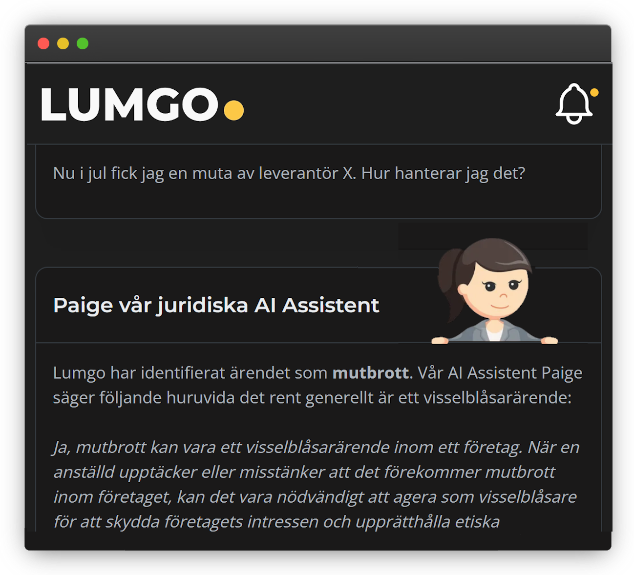 New AI functionality with Lumgo